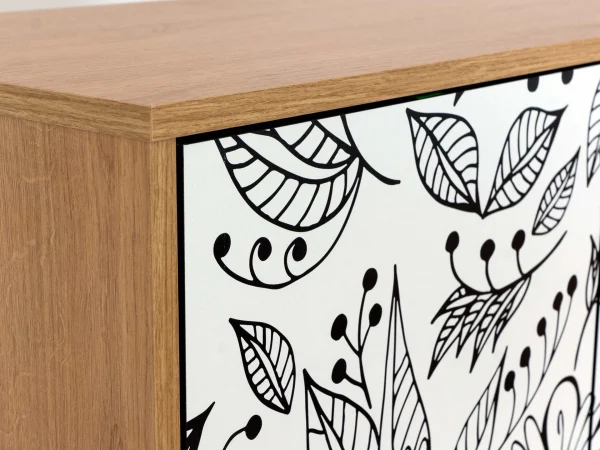 Шкаф 2-дверный Boho Color с принтом, дуб корбридж — изображение 3