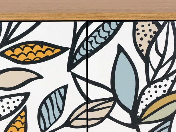 Шкаф 2-дверный Boho Color дуб корбридж, с принтом — изображение 4