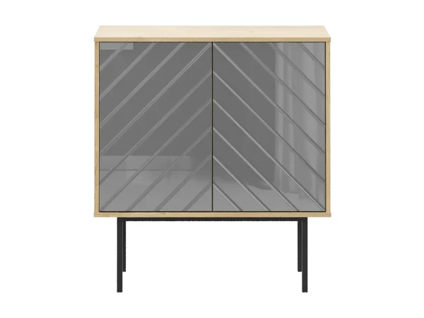 Шкаф Boho низкий серый, дуб корбридж — изображение 2