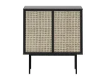 Шкаф Boho низкий зеленый, черный — изображение 2