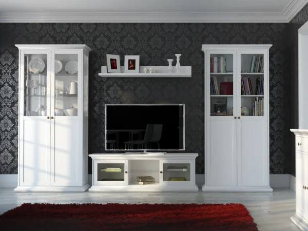 Шкаф двухдверный белый — изображение 2