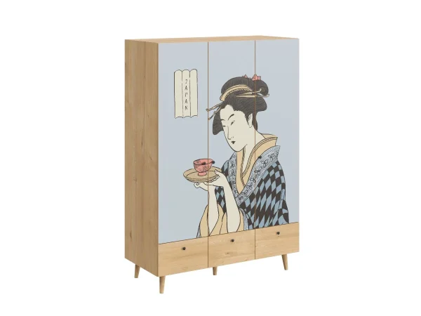 Шкаф Frida с принтом, робиния брэнсон — изображение 2