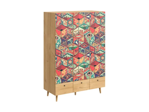 shkaf-frida-1 Шкаф Frida с принтом, робиния брэнсон — изображение 2