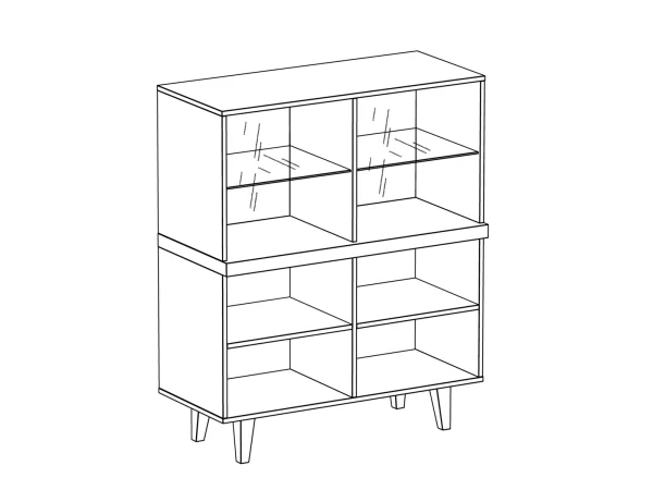 Шкаф Kristal зеркальный — изображение 3