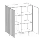 Шкаф Mikko темно-серый — изображение 3