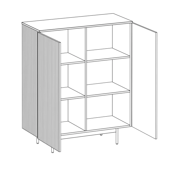 Шкаф Mikko терракотовый — изображение 3