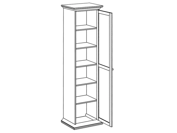 Шкаф однодверный дуб сонома — изображение 2