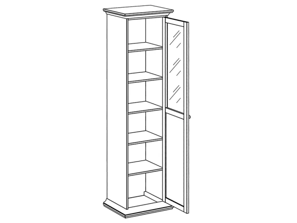 Шкаф однодверный дуб сонома — изображение 2