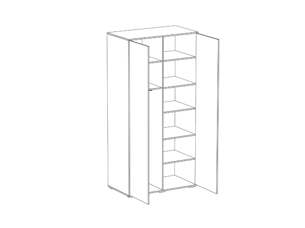 Шкаф Play бежевый, дуб корбридж — изображение 3