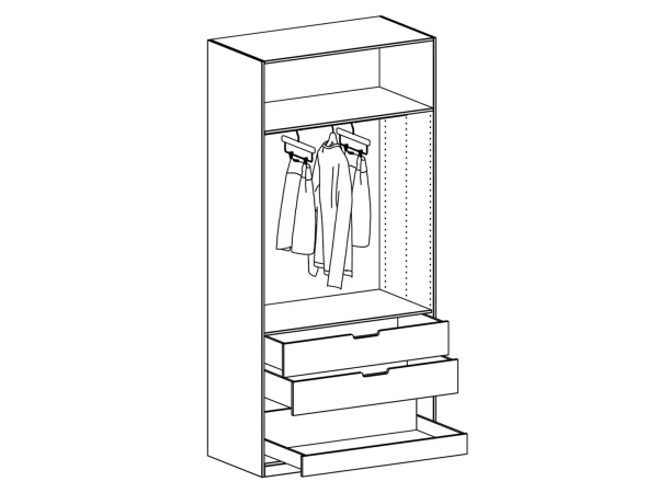 Шкаф Uno капучино — изображение 4