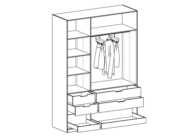 Шкаф Uno белый — изображение 5