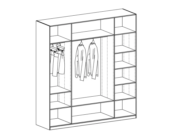 Шкаф Uno белый — изображение 5