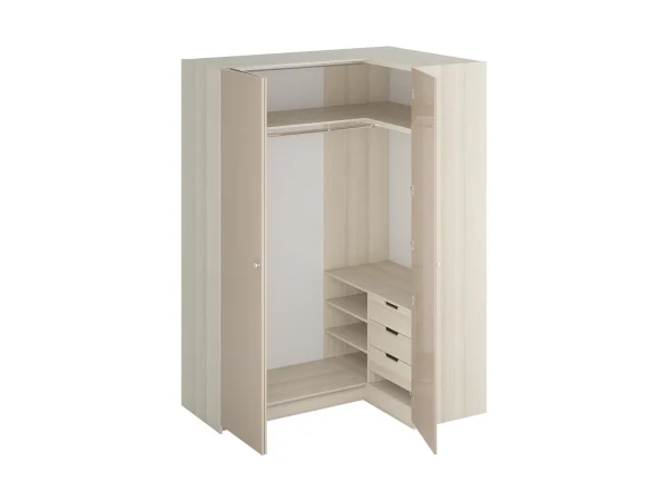 Шкаф Uno угловой правый