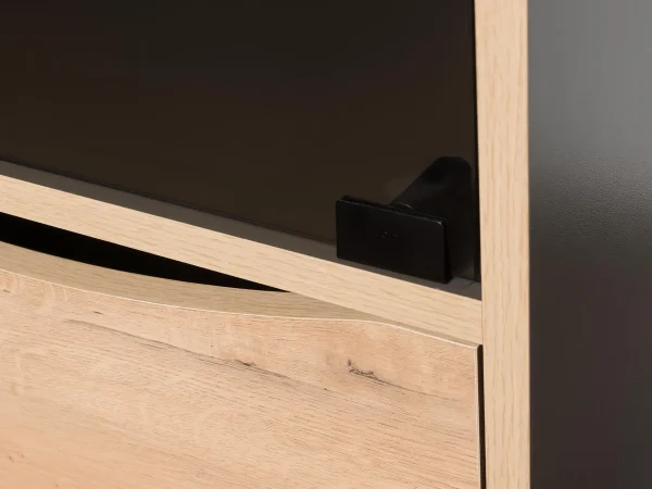 Шкаф-витрина Like однодверная левая белый — изображение 4