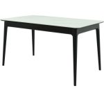 Стол «Плей» 140x80, керамика Greys white/черный