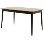 Стол «Плей» 140x80, дуб светлый/шоколад