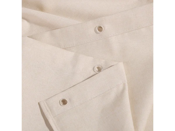 Штора для ванной комнаты тканевая Nebeskvit бежевый — изображение 2