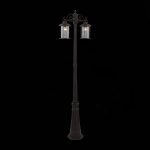 SL080.425.02 Светильник уличный наземный ST-Luce Темный кофе/Прозрачный