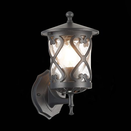 SL085.401.01 Светильник уличный настенный ST-Luce Черный/Черный