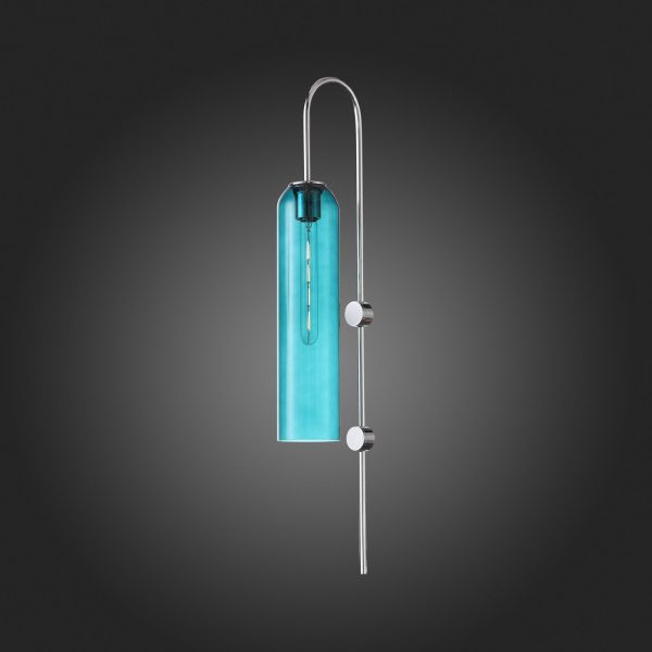 SL1145.181.01 Светильник настенный ST-Luce хром/зеленый E27 1*60W CALLANA — изображение 2