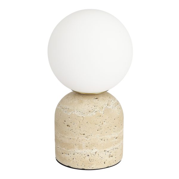 SL1191.704.01 Прикроватная лампа ST-Luce травертиновый/белый G9 1*5W NEBULA — изображение 2