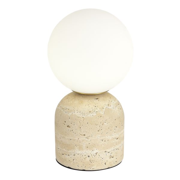 SL1191.704.01 Прикроватная лампа ST-Luce травертиновый/белый G9 1*5W NEBULA — изображение 3