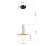SL1194.303.01 Светильник подвесной ST-Luce латунь/белый G9 1*5W 4000K EARTHY — изображение 5