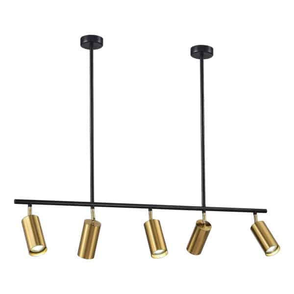 SL1206.413.05 Светильник подвесной ST-Luce Черный/Латунь GU10 5*5W 4000K SORMANO — изображение 3