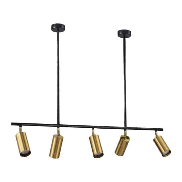 SL1206.413.05 Светильник подвесной ST-Luce Черный/Латунь GU10 5*5W 4000K SORMANO — изображение 4