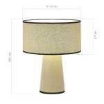 SL1354.504.01 Прикроватная лампа ST-Luce Бежевый/Бежевый, Черный E27 1*40W JACKIE — изображение 5