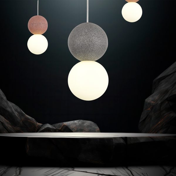 SL1512.513.01 Светильник подвесной ST-Luce Серый/Белый G9 1*5W 4000K ESTRUZZO — изображение 4