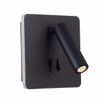 SL1586.431.01 Светильник настенный Черный LED 1*9W 3000K 624Lm Ra>80  IP20 L-xW140xH140 170-240V Настенные светильники — изображение 5