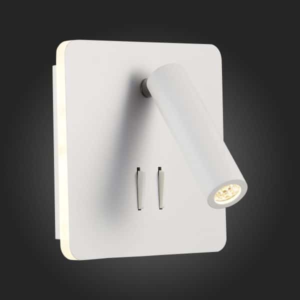 SL1586.531.01 Светильник настенный Белый LED 1*9W 3000K 624Lm Ra>80  IP20 L-xW140xH140 170-240V Настенные светильники — изображение 2