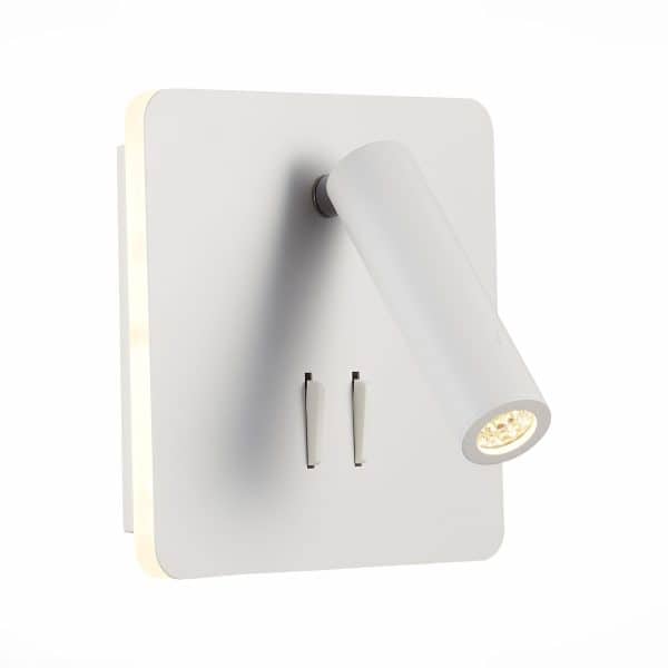 SL1586.531.01 Светильник настенный Белый LED 1*9W 3000K 624Lm Ra>80  IP20 L-xW140xH140 170-240V Настенные светильники — изображение 3