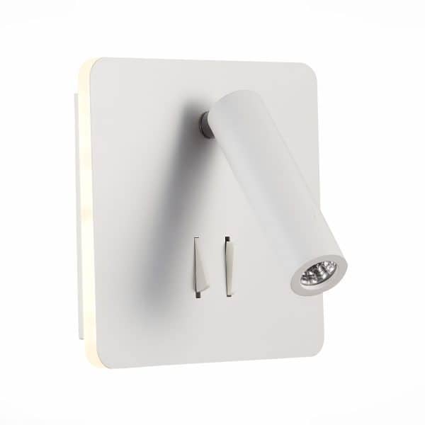 SL1586.531.01 Светильник настенный Белый LED 1*9W 3000K 624Lm Ra>80  IP20 L-xW140xH140 170-240V Настенные светильники — изображение 4