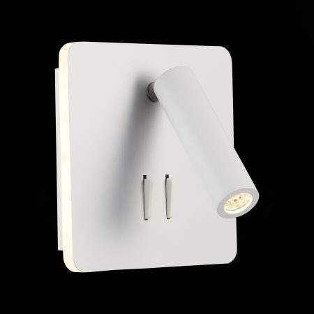 SL1586.531.01 Светильник настенный Белый LED 1*9W 3000K 624Lm Ra>80 IP20 L-xW140xH140 170-240V Настенные светильники