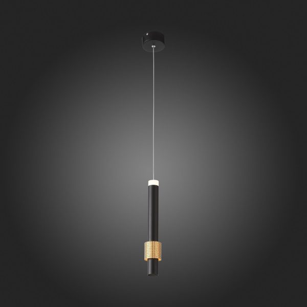Анодированный золотой/Черный LED 1*6W 3000K Подвесные светильники