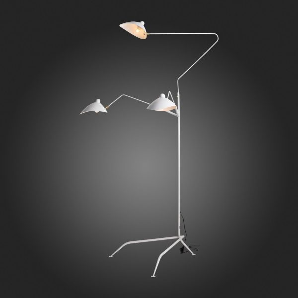 SL305.505.03 Торшер ST-Luce Белый/Белый E27 3*60W SPRUZZO — изображение 2