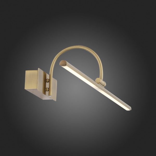 SL444.301.01 Подсветка для картин ST-Luce Бронза/Бронза LED 1*12W 4000K Настенные светильники — изображение 5