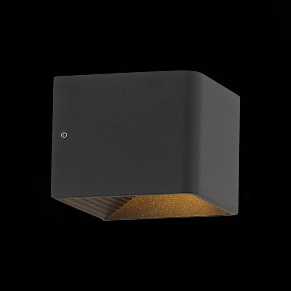 sl455.041.01-svetilnik-nastennyj-st-luce-chernyjchernyj-led-16w-3000k-nastennye-svetilniki-3 SL455.041.01 Светильник настенный ST-Luce Черный/Черный LED 1*6W 3000K Настенные светильники — изображение 4