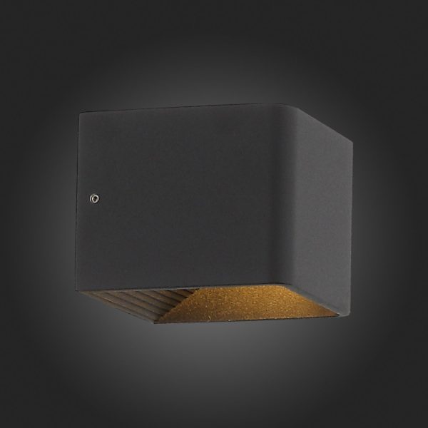sl455.041.01-svetilnik-nastennyj-st-luce-chernyjchernyj-led-16w-3000k-nastennye-svetilniki-4 SL455.041.01 Светильник настенный ST-Luce Черный/Черный LED 1*6W 3000K Настенные светильники — изображение 5