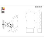 SL580.701.01 Светильник настенный ST-Luce Хром/Прозрачный LED 1*6W 4000K Настенные светильники — изображение 4