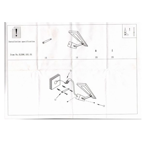 SL596.101.01 Подсветка для картин ST-Luce Хром/Хром, Белый LED 1*16W 4000K Настенные светильники — изображение 4
