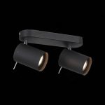 SL597.401.02 Спот ST-Luce Черный, Хром/Черный GU10 LED 2*3W Потолочные светильники — изображение 4