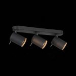 SL597.401.03 Спот ST-Luce Черный, Хром/Черный GU10 LED 3*3W Потолочные светильники — изображение 4