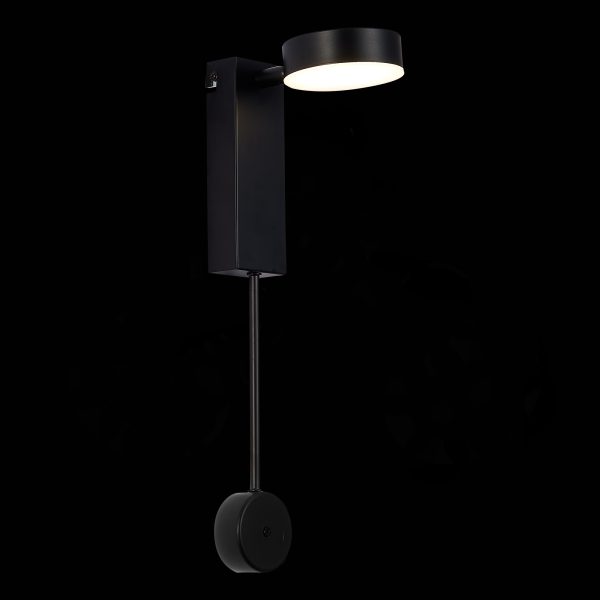 SL6001.401.01 Светильник настенный ST-Luce Черный/Черный SL6001.401.01 Светильник настенный ST-Luce Черный/Черный