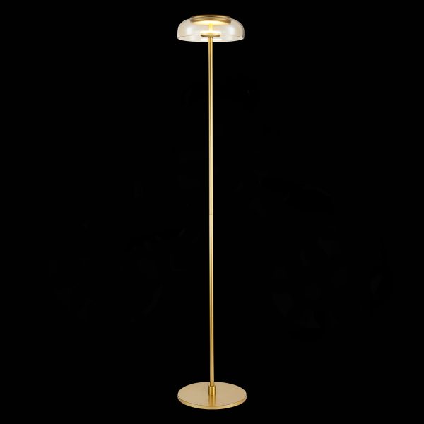 SL6002.205.01 Торшер ST-Luce Золотистый/Янтарный LED 1*7W 4000K LAZIO SL6002.205.01 Торшер ST-Luce Золотистый/Янтарный LED 1*7W 4000K LAZIO