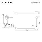 SL6003.501.02 Светильник настенный ST-Luce Белый/Белый LED 2*4W 4000K Настенные светильники — изображение 5