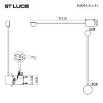 SL6003.511.01 Светильник настенный ST-Luce Белый/Белый LED 1*4W 4000K Настенные светильники — изображение 5