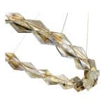 SL6009.203.01 Люстра подвесная ST-Luce Золотистый/Прозрачный,Янтарный LED 1*30W 3000K DIAMANTA — изображение 3